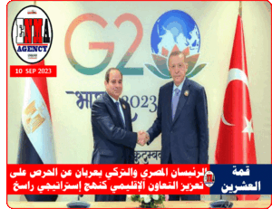 جانب من لقاء الرئيسين عبد الفتاح السيسي ونظيره التركي