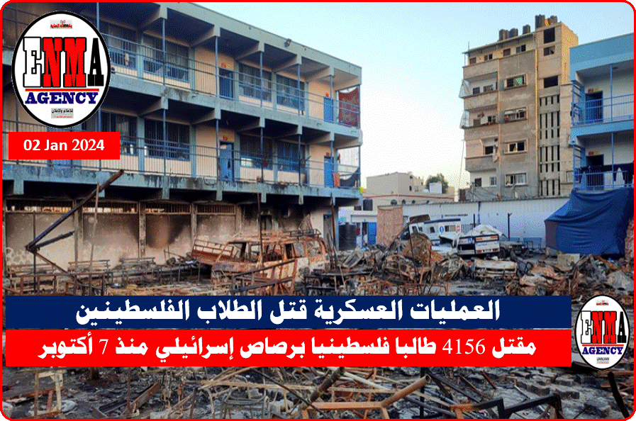 مدارس قطاع غزة المدمرة نتيجة القصف والتي كانت مراكز آمنة للمدنين