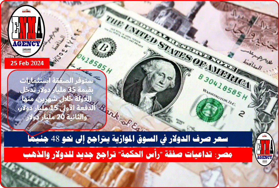 تداعيات صفقة -رأس الحكمة- تراجع جديد للدولار والذهب